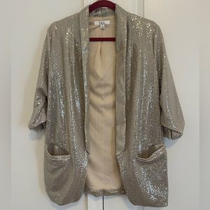 Silver Sequin Jacket